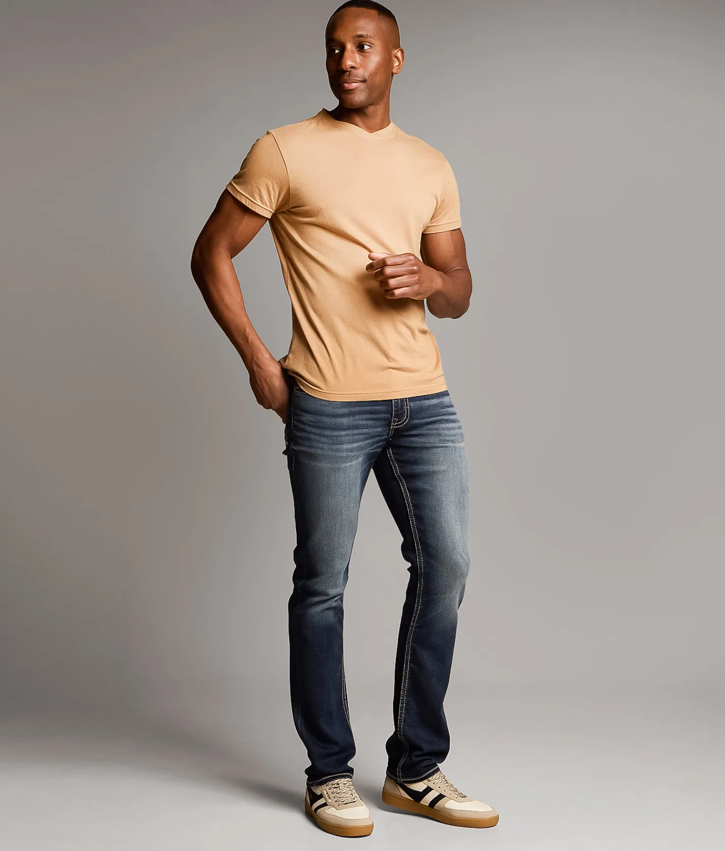 Bottoms | BKE Jake Straight Stretch Jean Fiddle
