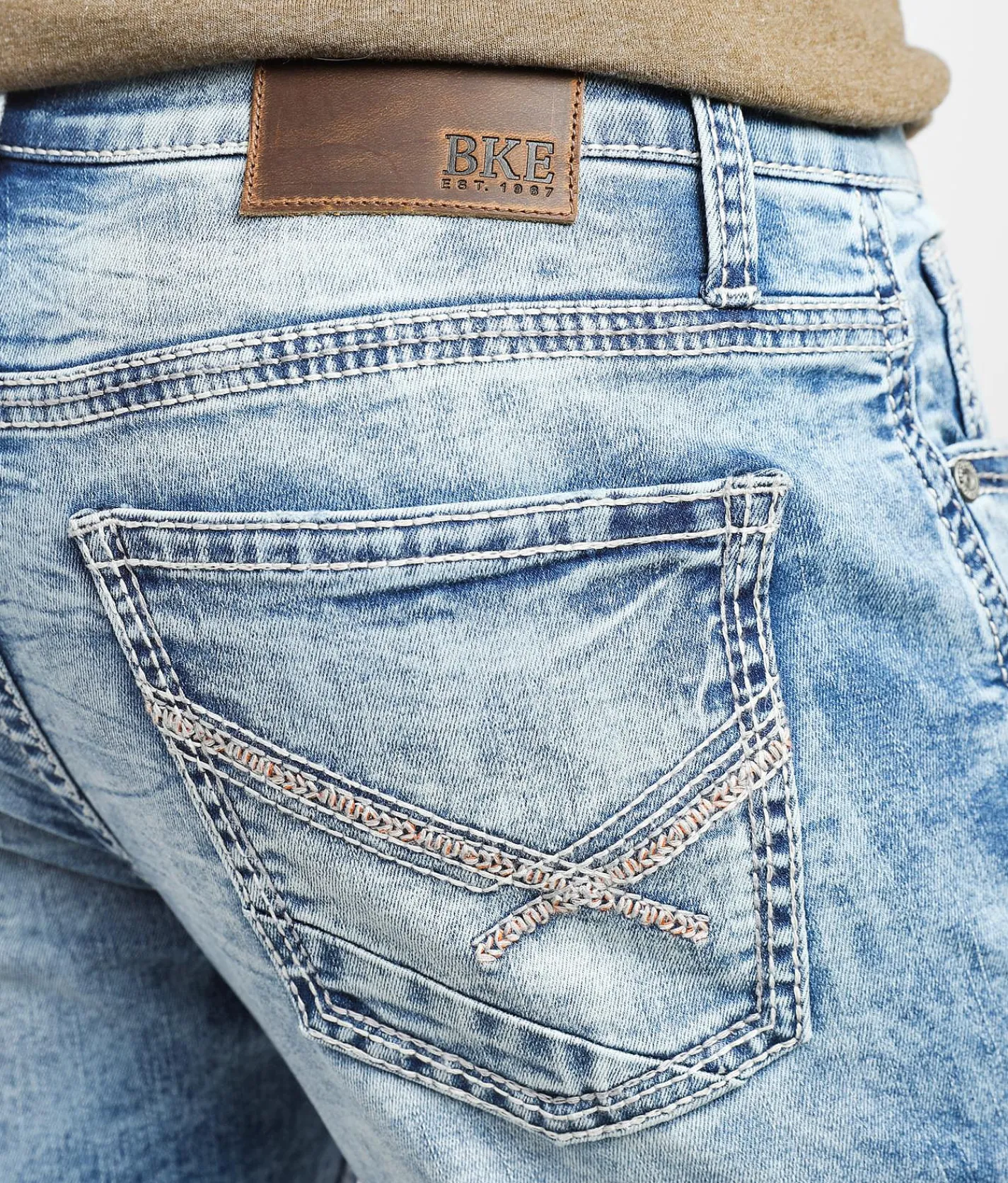 BKE Jake Straight Stretch Jean Brigham Best