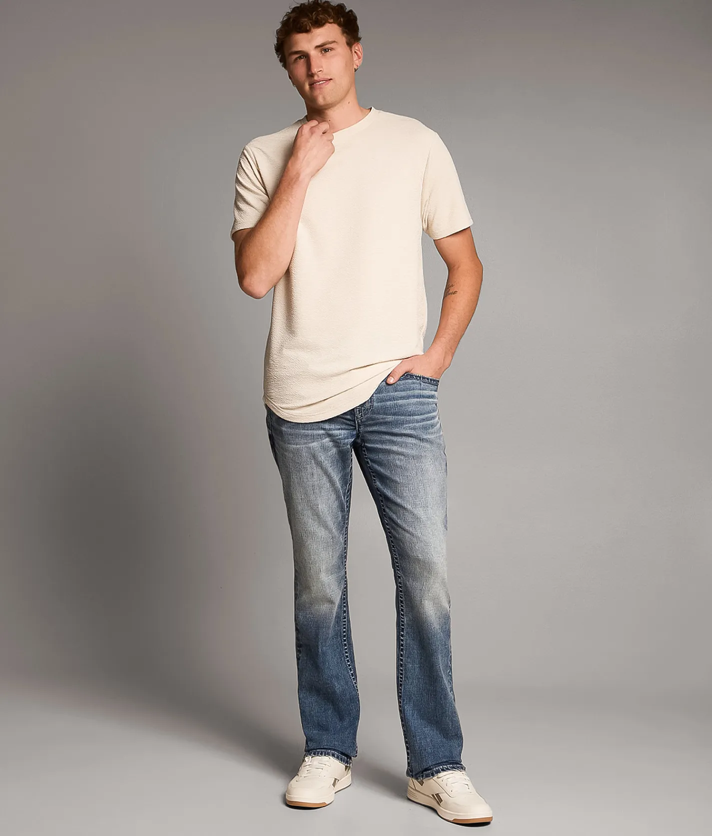 BKE Jake Straight Stretch Jean Shrimp