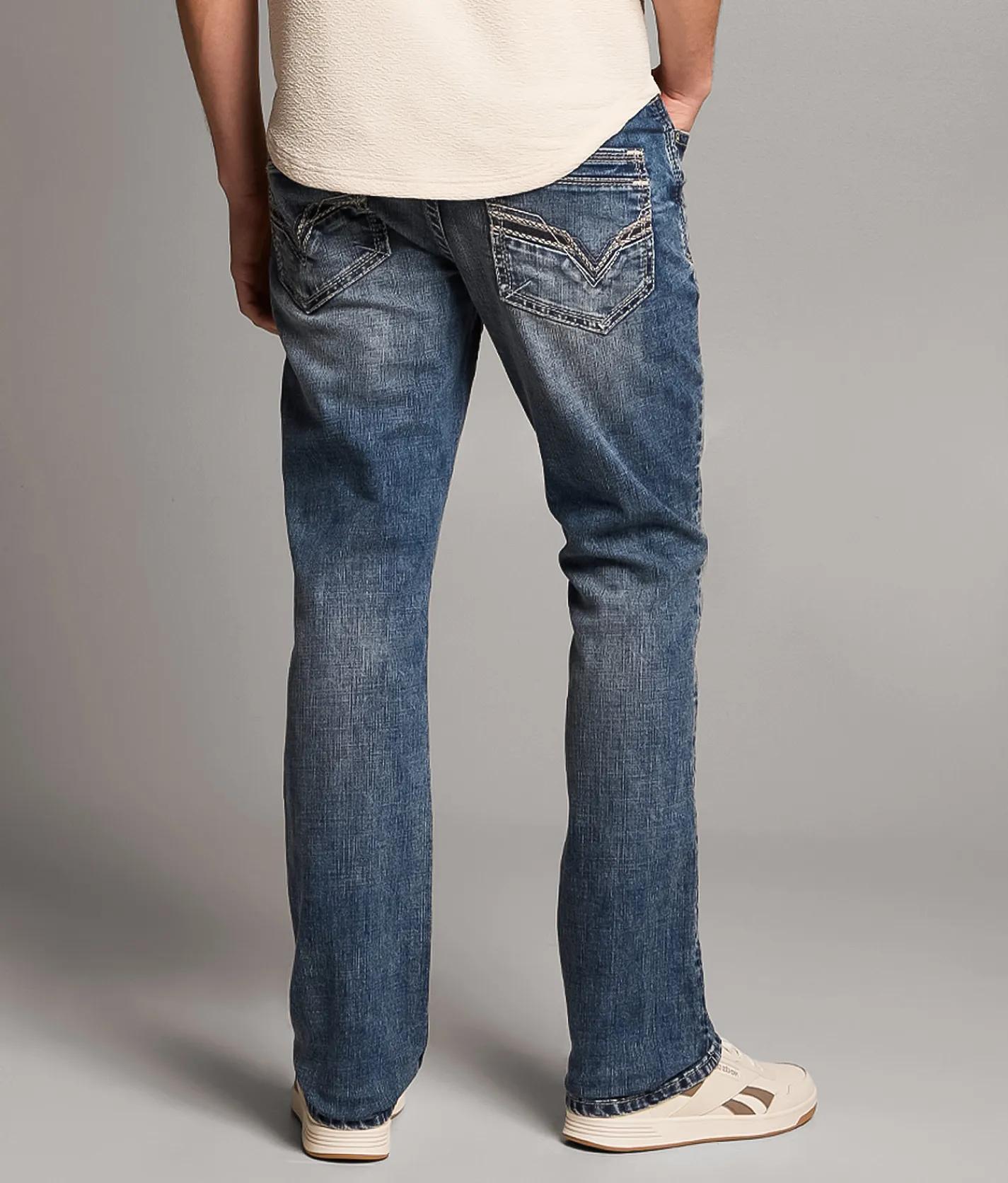 BKE Jake Straight Stretch Jean Shrimp