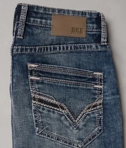 BKE Jake Straight Stretch Jean Shrimp