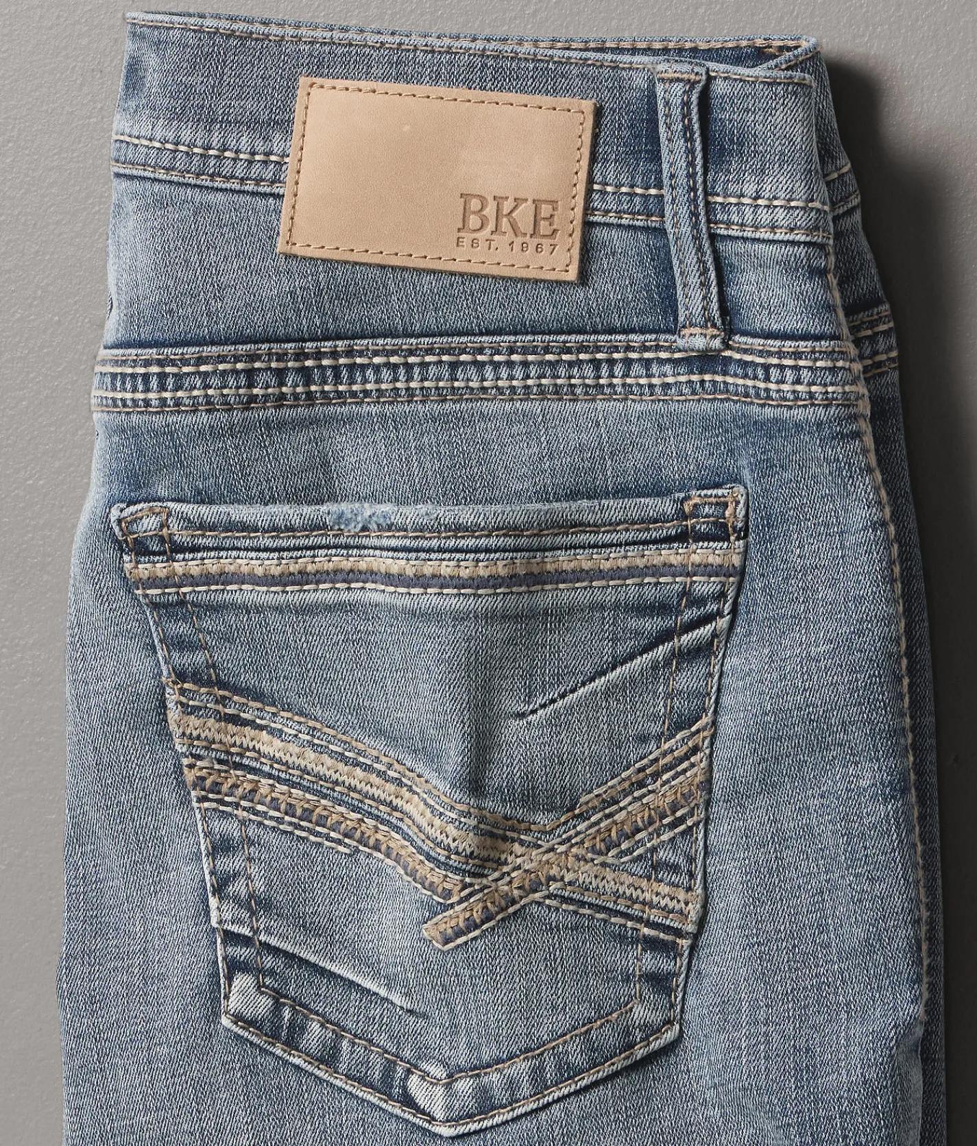 BKE Jake Straight Stretch Jean Auric