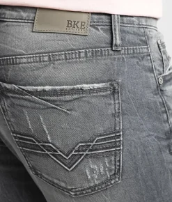 Sale Jeans|Bottoms | BKE Jake Straight Stretch Jean Washed Grey