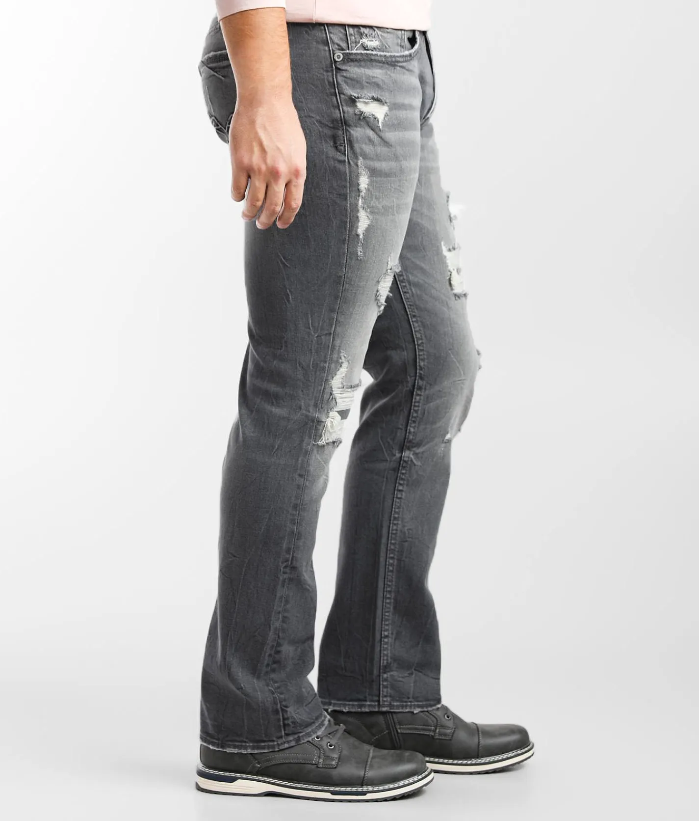 Sale Jeans|Bottoms | BKE Jake Straight Stretch Jean Washed Grey