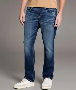 Bottoms|Bke Jeans | BKE Jake Straight Stretch Jean Basilisk
