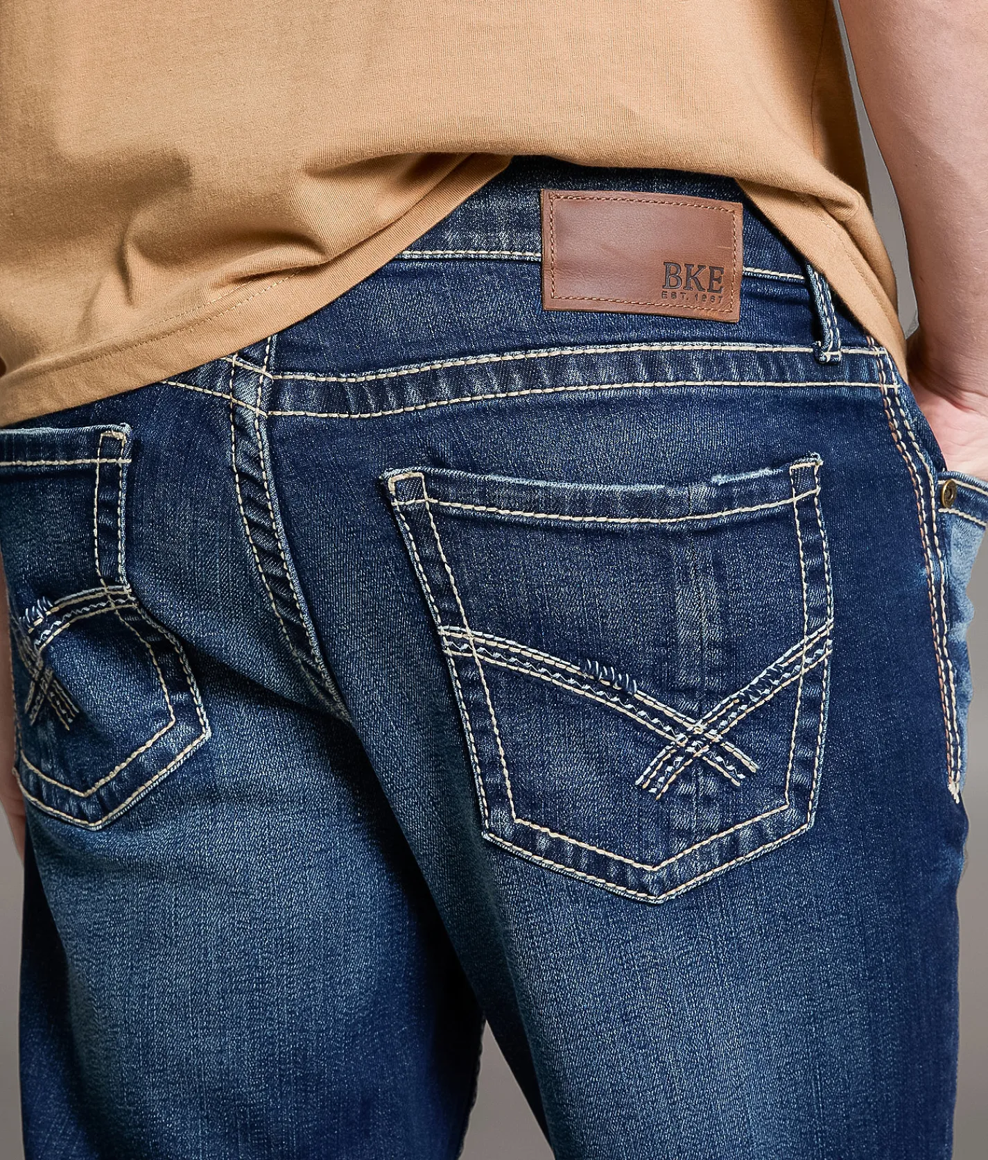 Bottoms|Bke Jeans | BKE Jake Straight Stretch Jean Basilisk