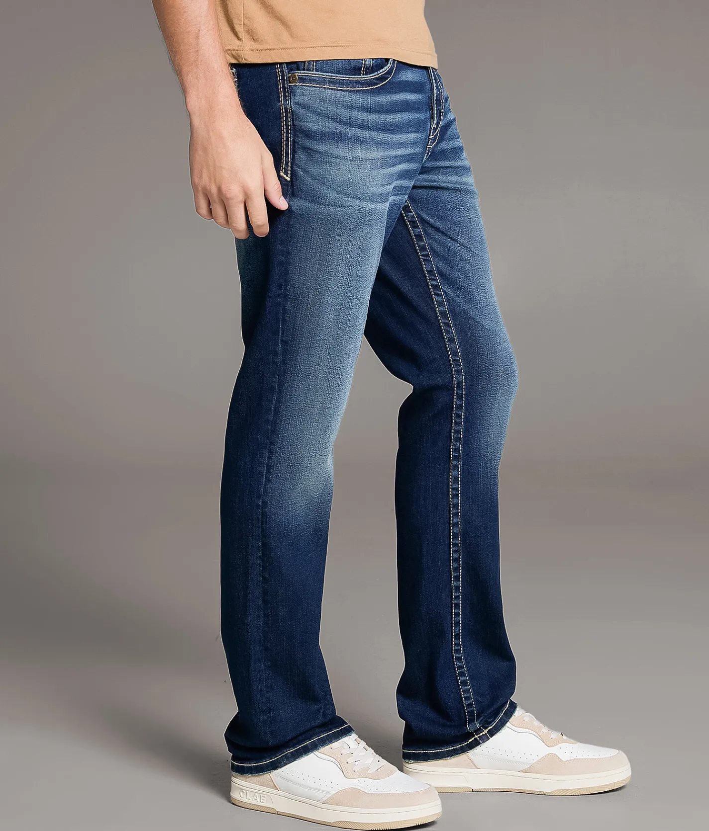 Bottoms|Bke Jeans | BKE Jake Straight Stretch Jean Basilisk