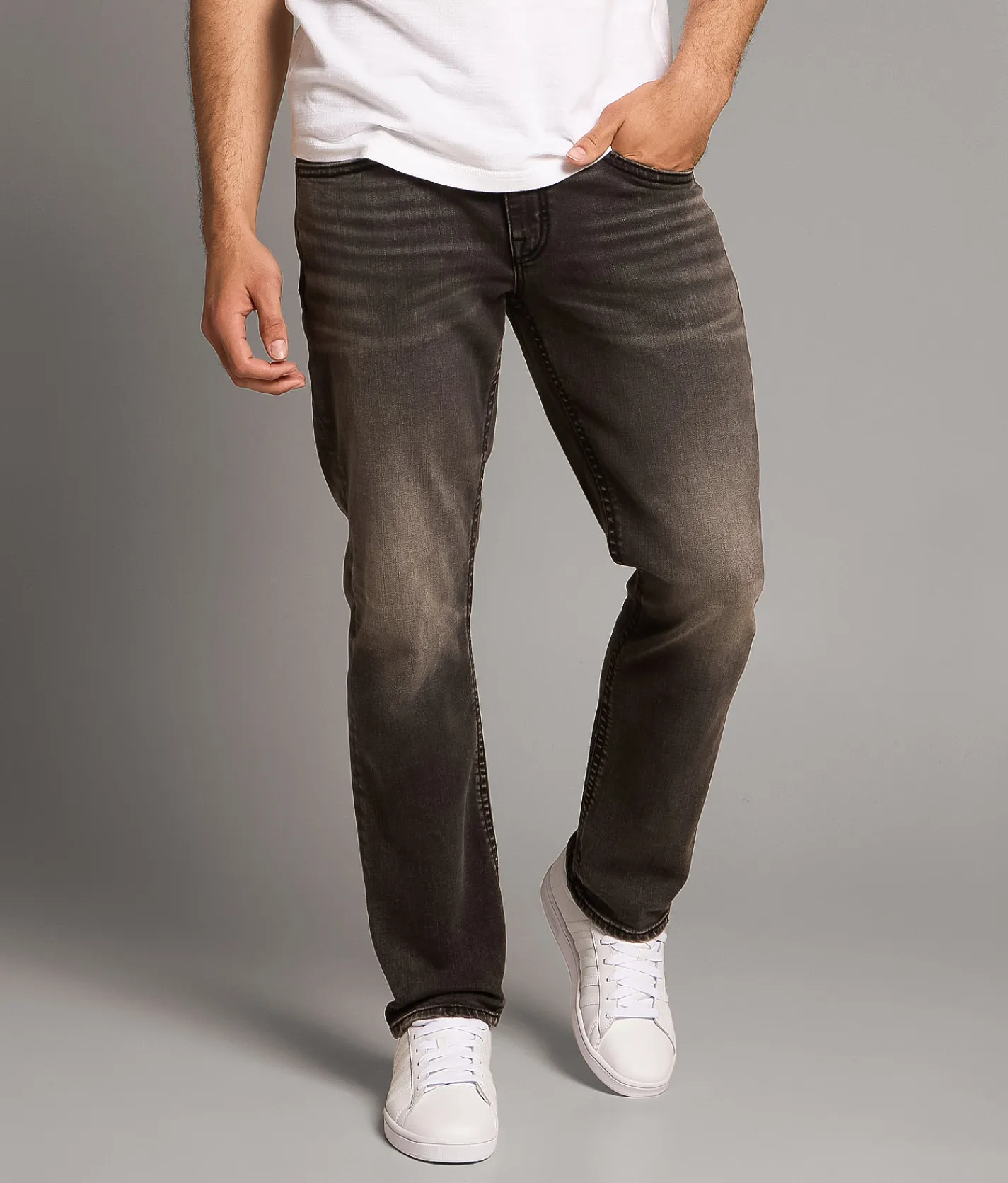 BKE Jake Straight Stretch Jean Washed Black Sale