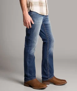 Bottoms|Bke Jeans | BKE Jake Straight Stretch Jean Rhubarb
