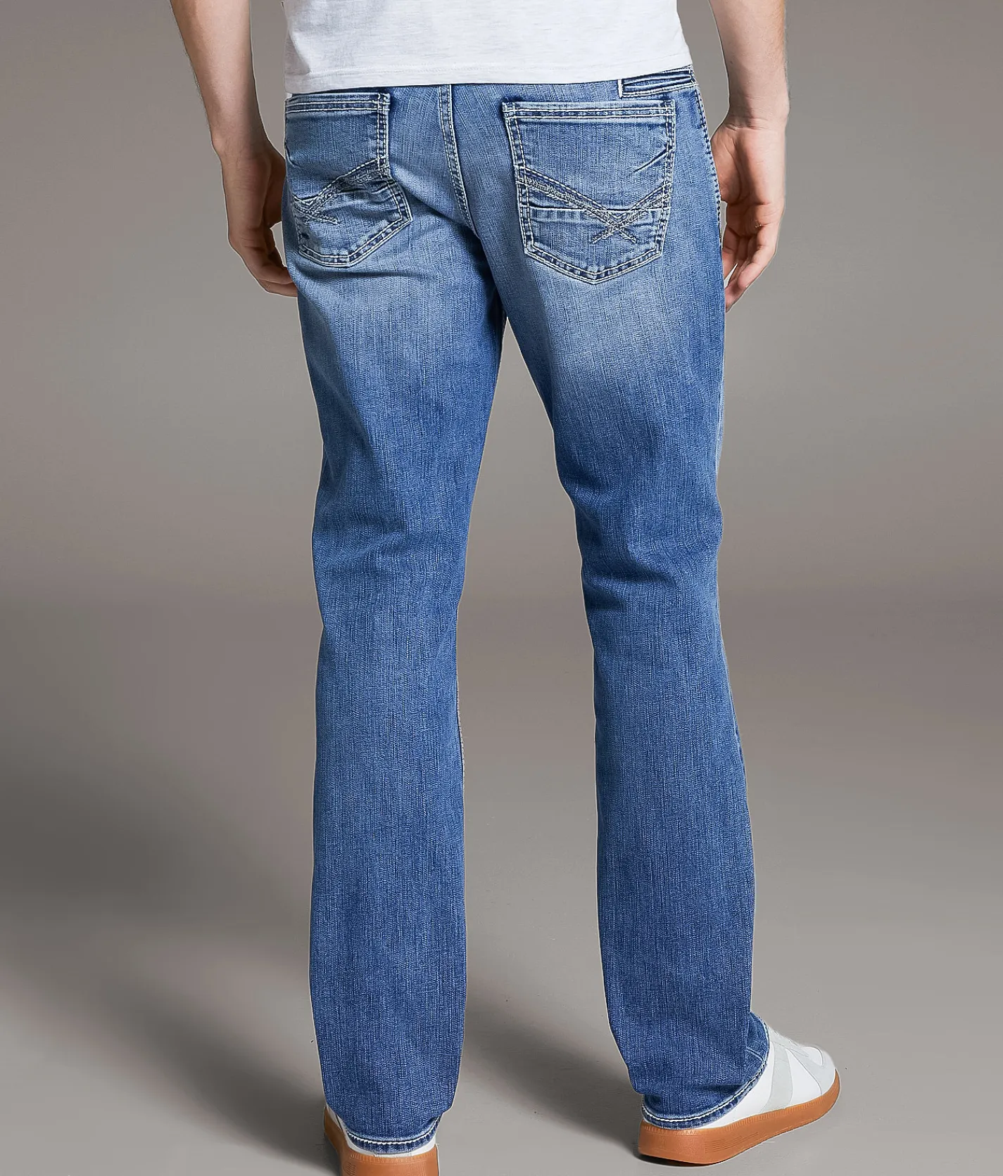 BKE Jake Straight Stretch Jean Borneo Hot