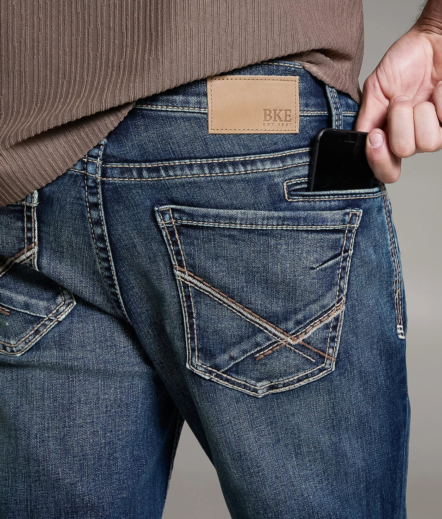 BKE Jake Straight Stretch Jean Claflin Outlet
