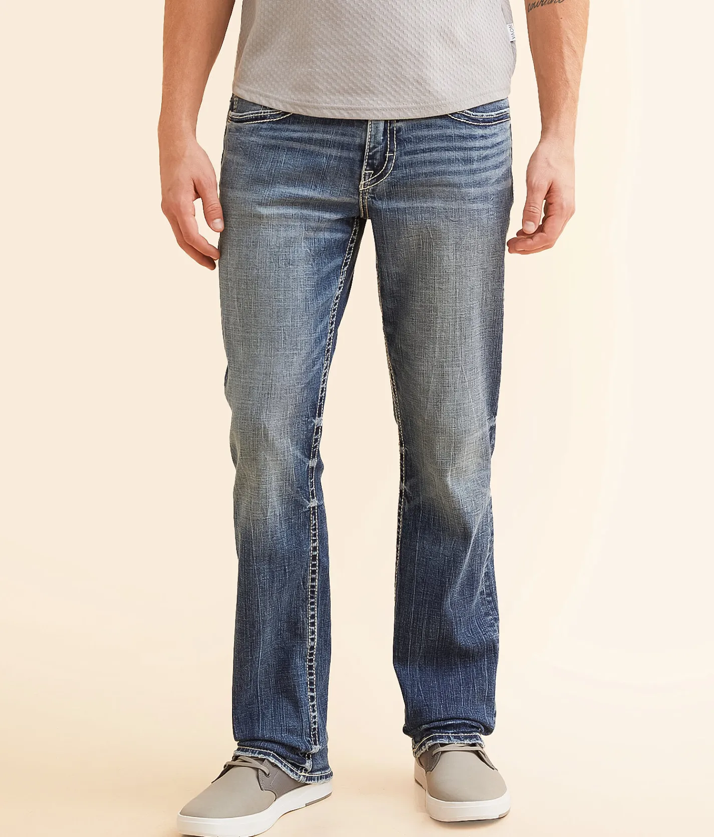Bottoms|Bke Jeans | BKE Jake Straight Stretch Jean Beanie