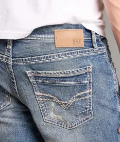 Bottoms|Bke Jeans | BKE Jake Straight Stretch Jean Samui