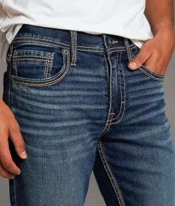 Bottoms|Jeans | BKE Jake Straight Stretch Jean Chimera