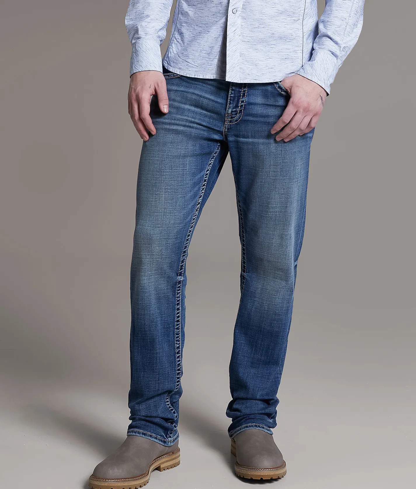 BKE Jake Straight Stretch Jean Clement Clearance