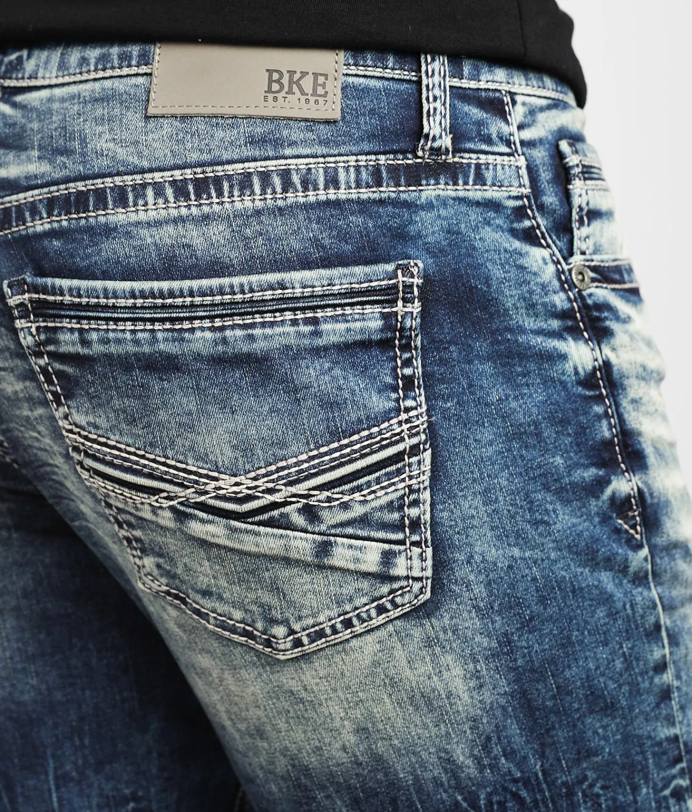 BKE Jake Straight Stretch Jean Airport Best