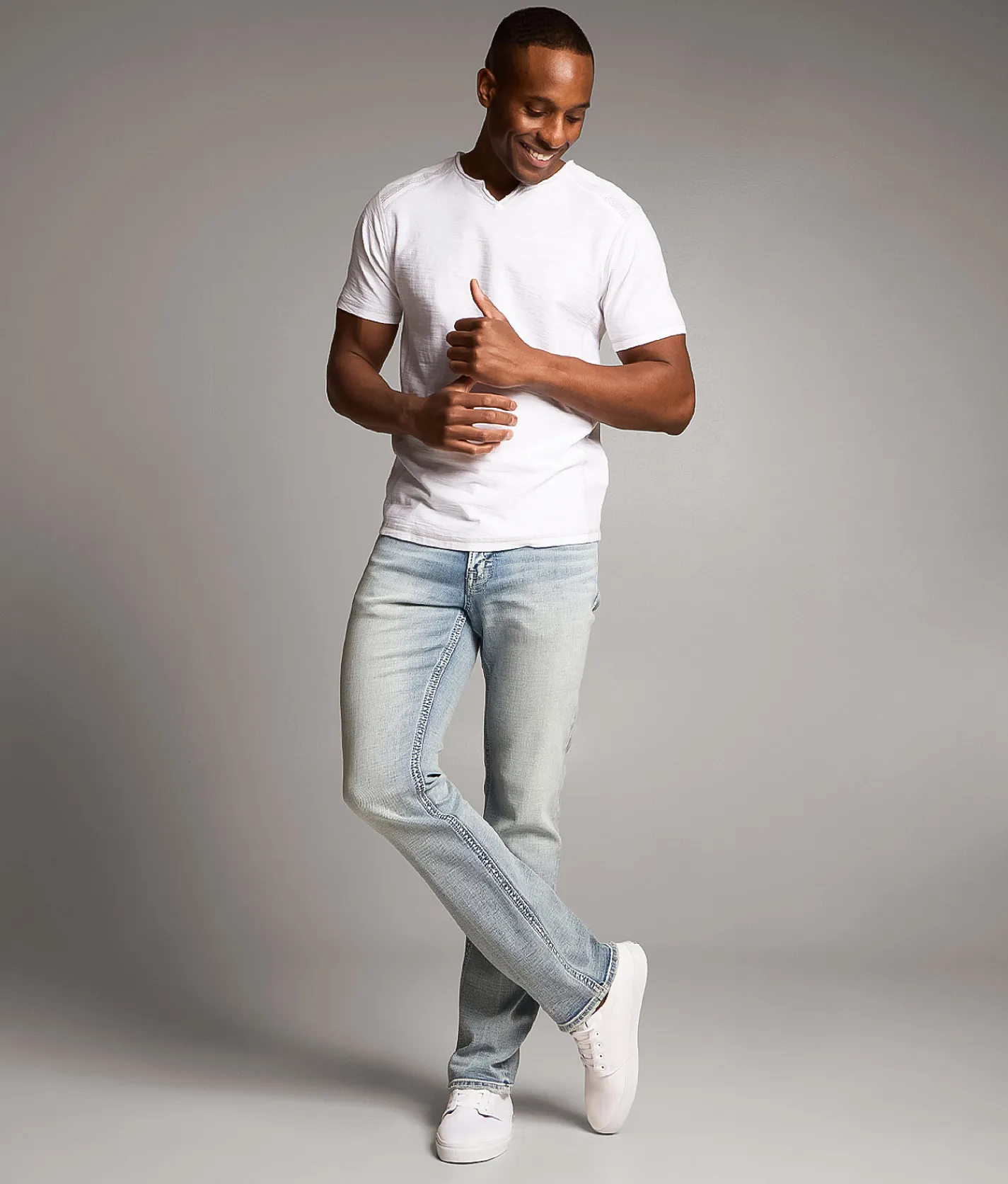 BKE Jake Straight Stretch Jean Fish New