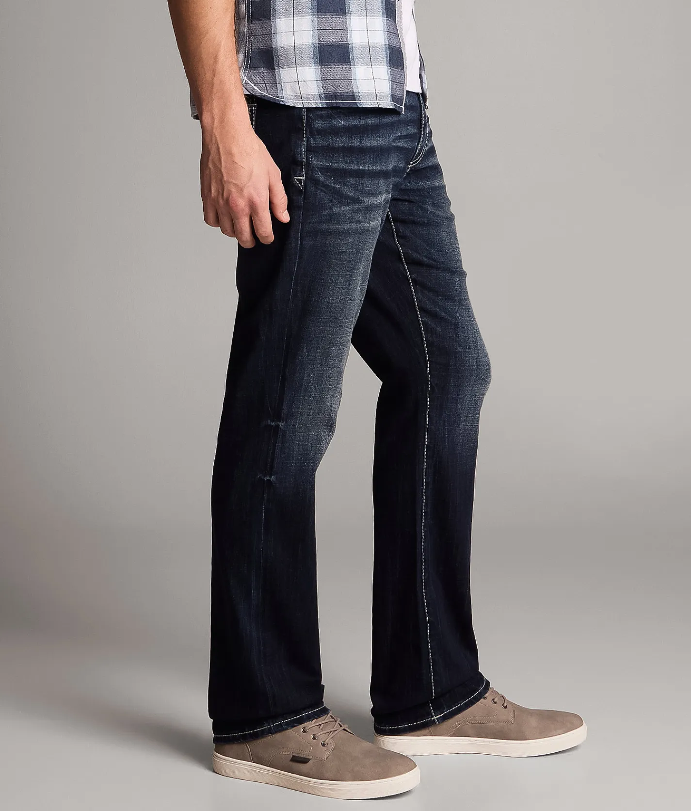 BKE Jake Straight Stretch Jean Iridium New