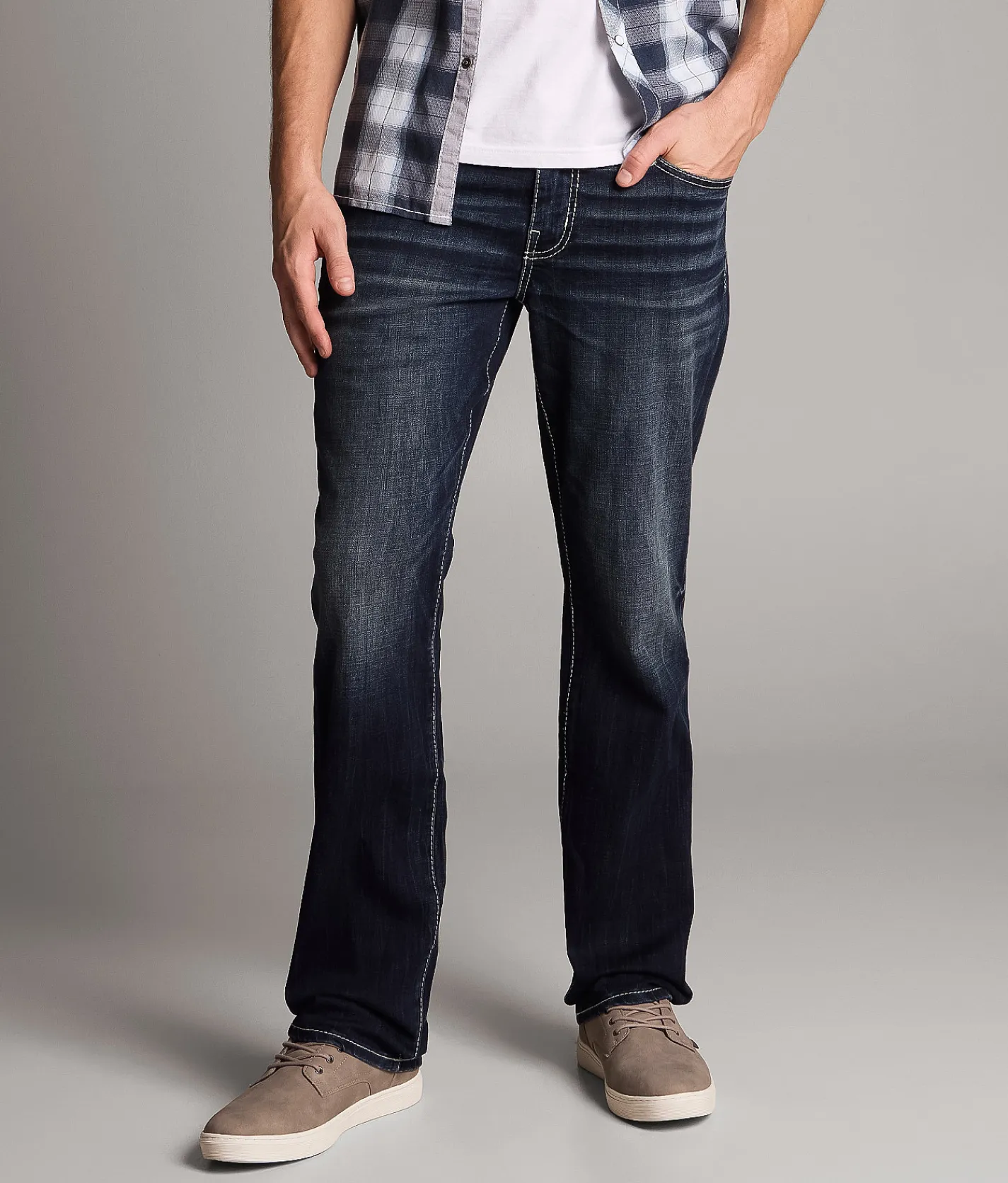 BKE Jake Straight Stretch Jean Iridium New