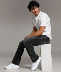 BKE Jake Straight Stretch Jean Washed Black Sale