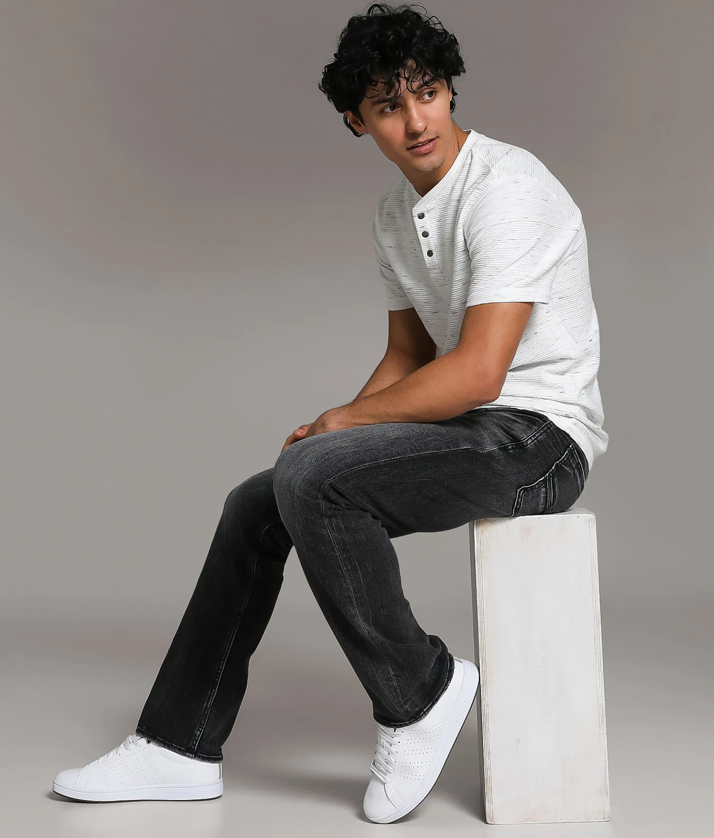 BKE Jake Straight Stretch Jean Washed Black Sale