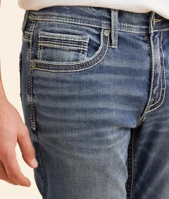 Bottoms|Bke Jeans | BKE Jake Straight Stretch Jean Geep