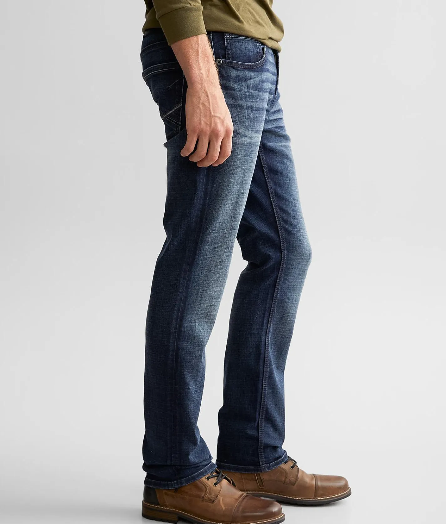 BKE Jake Straight Stretch Jean Burr 2 New
