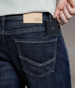 BKE Jake Straight Stretch Jean Bronze Hot