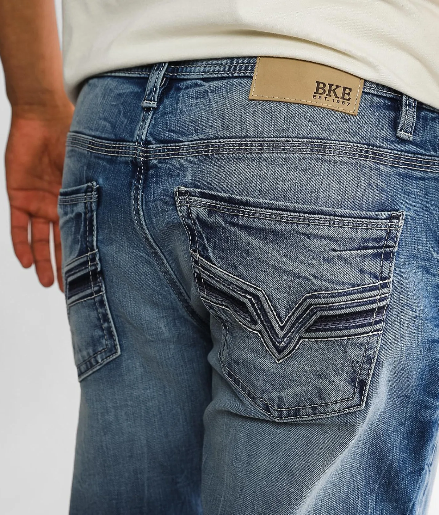 BKE Jake Straight Stretch Jean Frissell Outlet