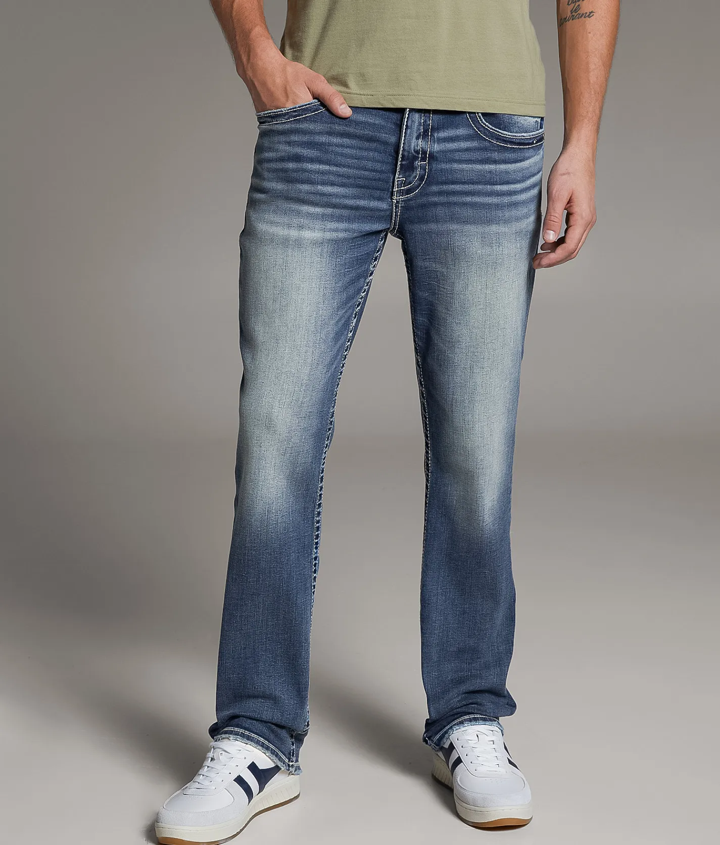 Bottoms|Bke Jeans | BKE Jake Straight Stretch Jean Isaiah