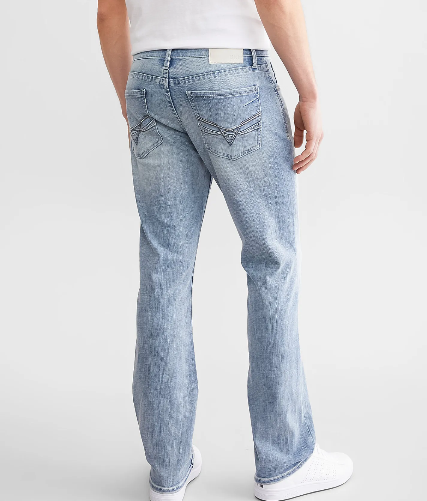Bottoms|Bke Jeans | BKE Jake Straight Stretch Jean Silver