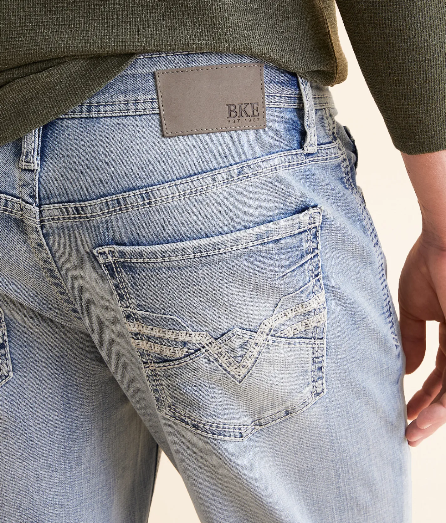 BKE Jake Straight Stretch Jean Avery New