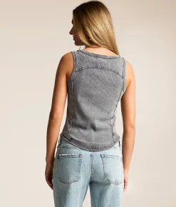 Free People Jamie Buckle Tank Top Black Sale