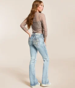 Jeans|Bottoms | Rock Revival Janit Mid-Rise Boot Stretch Jean Janit MB204