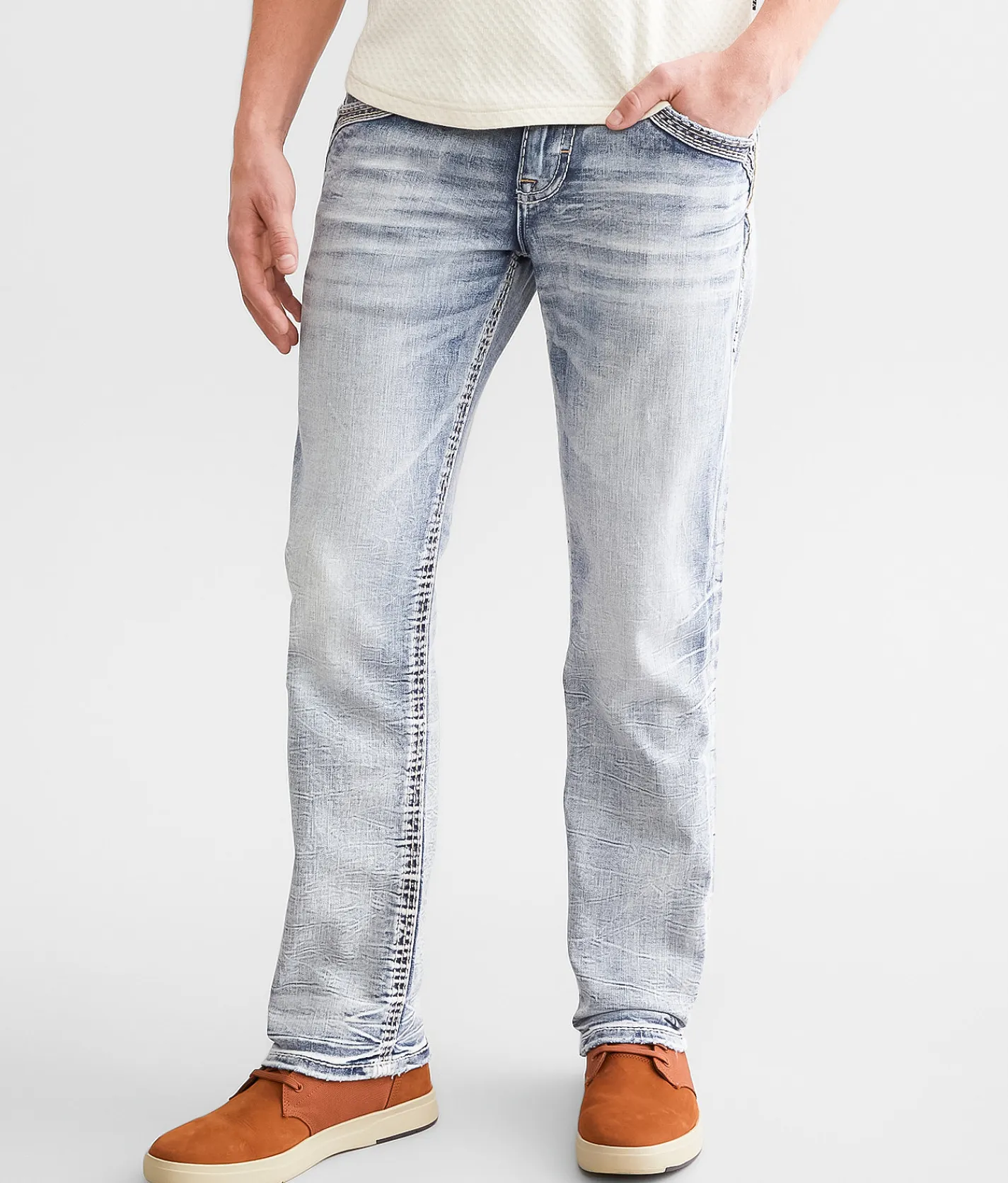 Rock Revival Jeans|Bottoms | Rock Revival Jaron Straight Stretch Jean Jaron J201