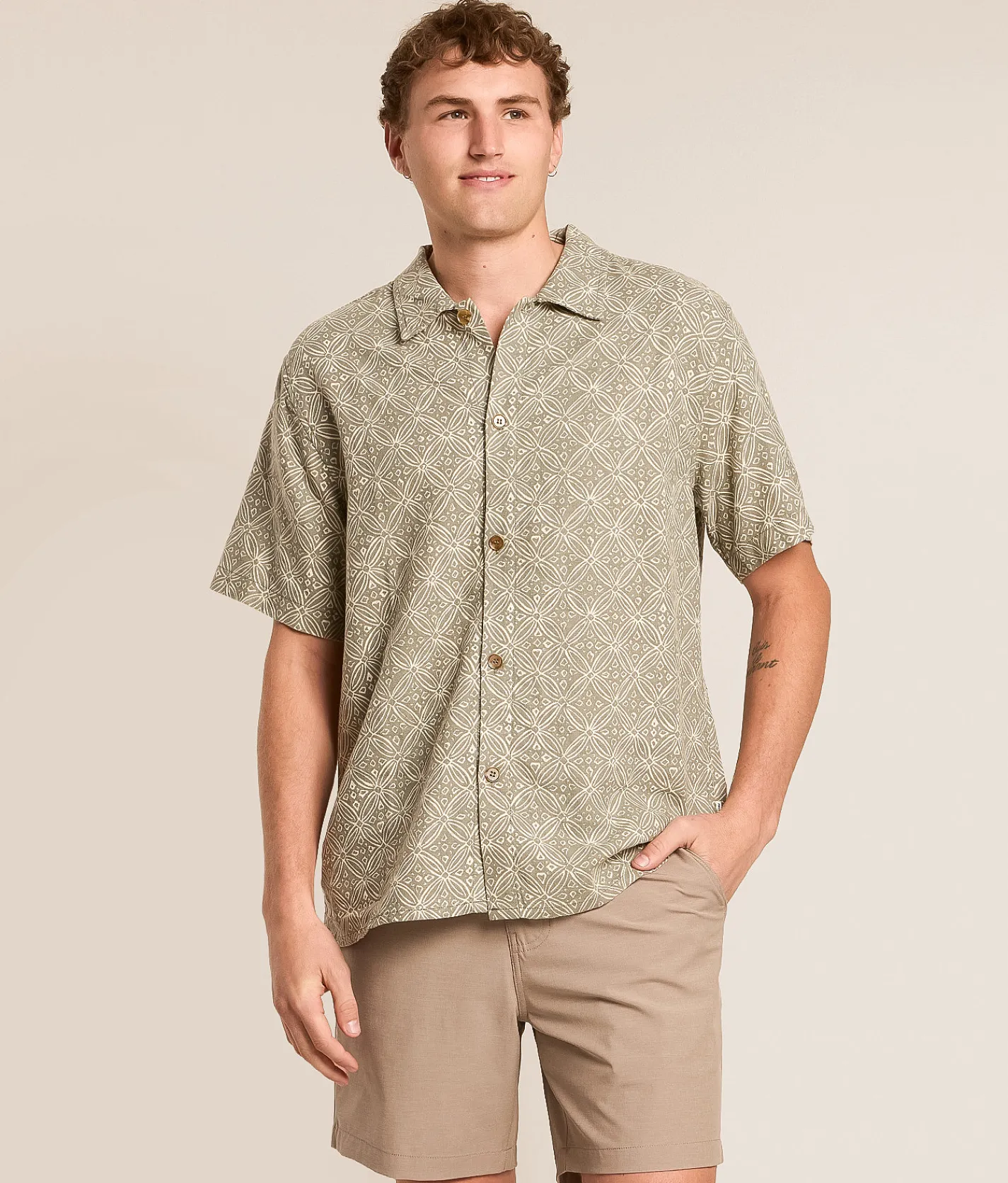 Tops | Rhythm Java Shirt Olive