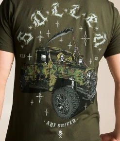 Sullen Jeepin' N Reapin' T-Shirt Deep Depths Online