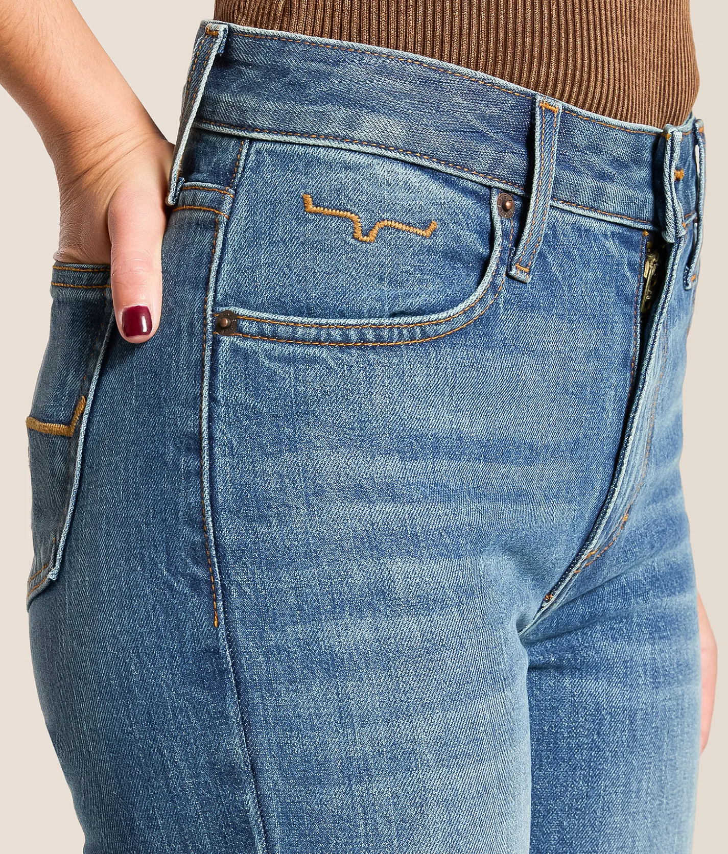 Jeans|Bottoms | Kimes Ranch Jennifer Ultra High Rise Flare Jean Mid Wash
