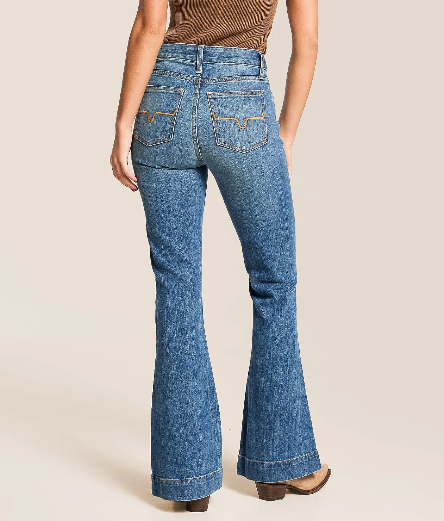 Jeans|Bottoms | Kimes Ranch Jennifer Ultra High Rise Flare Jean Mid Wash