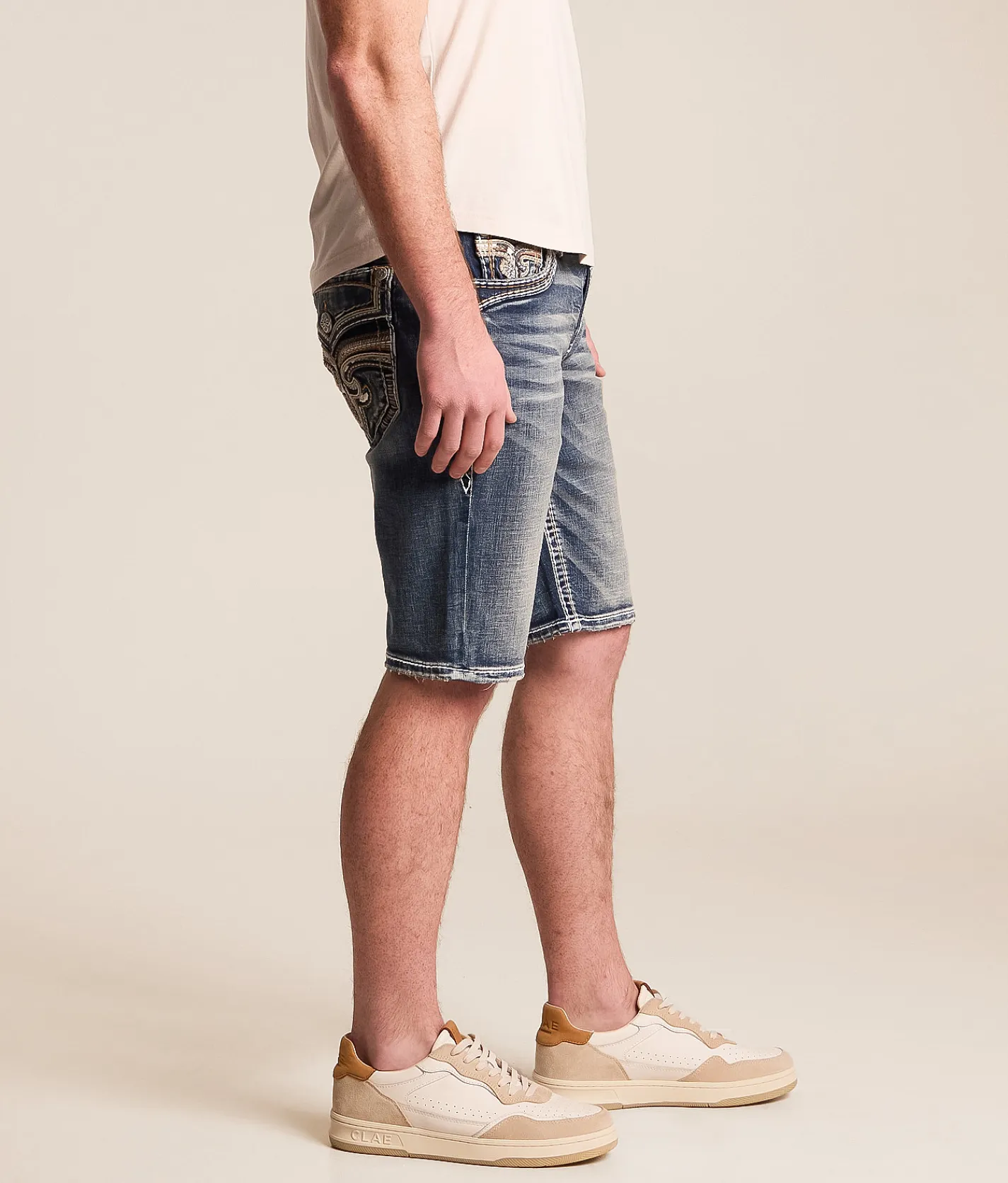 Rock Revival Jerome Stretch Short Jerome H204 Discount