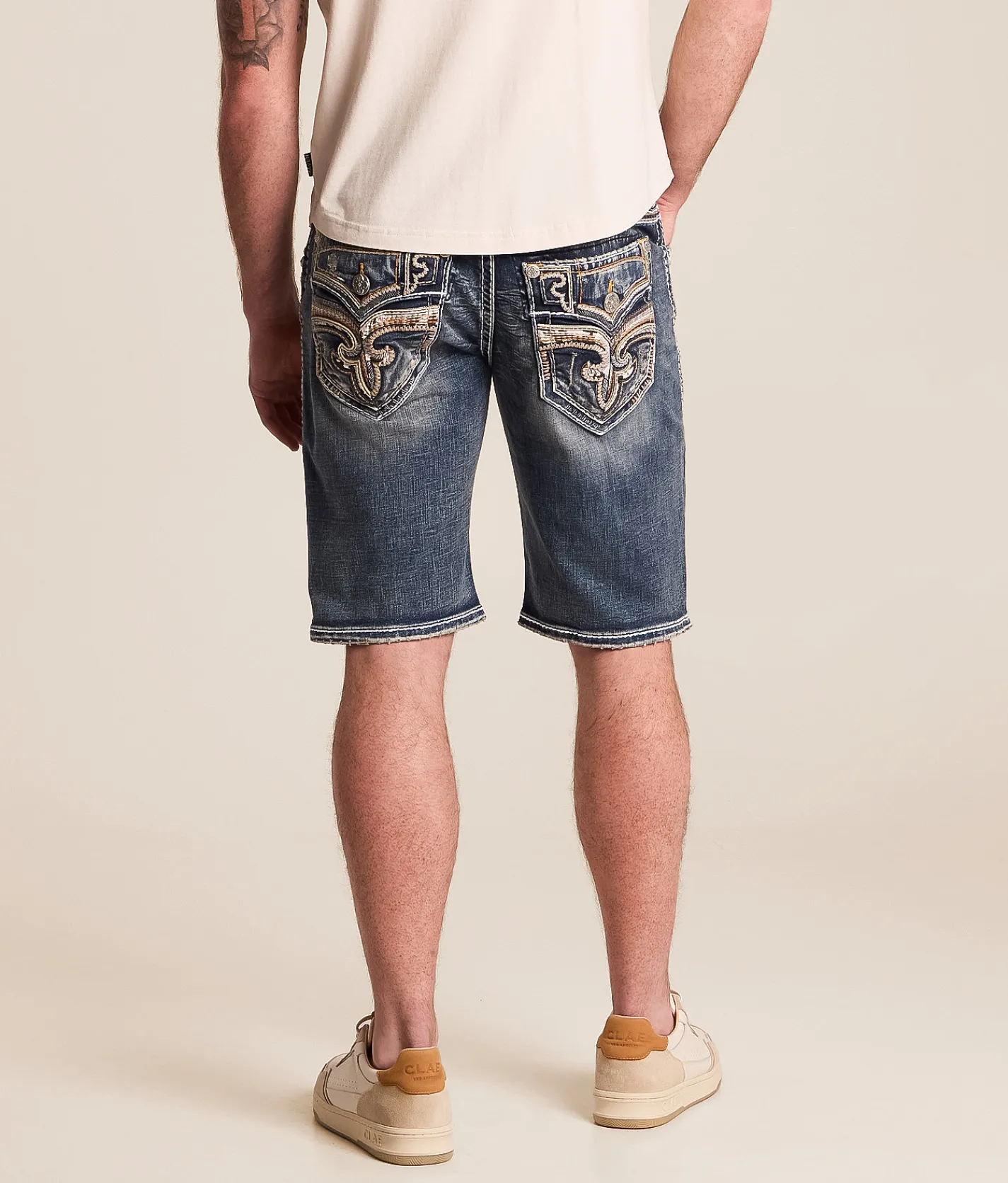 Rock Revival Jerome Stretch Short Jerome H204 Discount