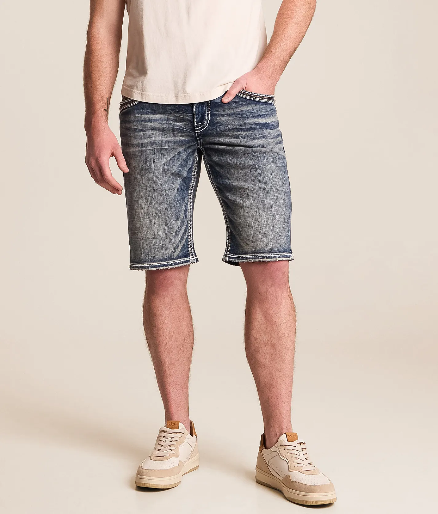 Rock Revival Jerome Stretch Short Jerome H204 Discount