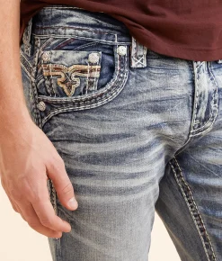 Rock Revival Jeroni Slim Straight Stretch Jean Jeroni SJ200 Clearance