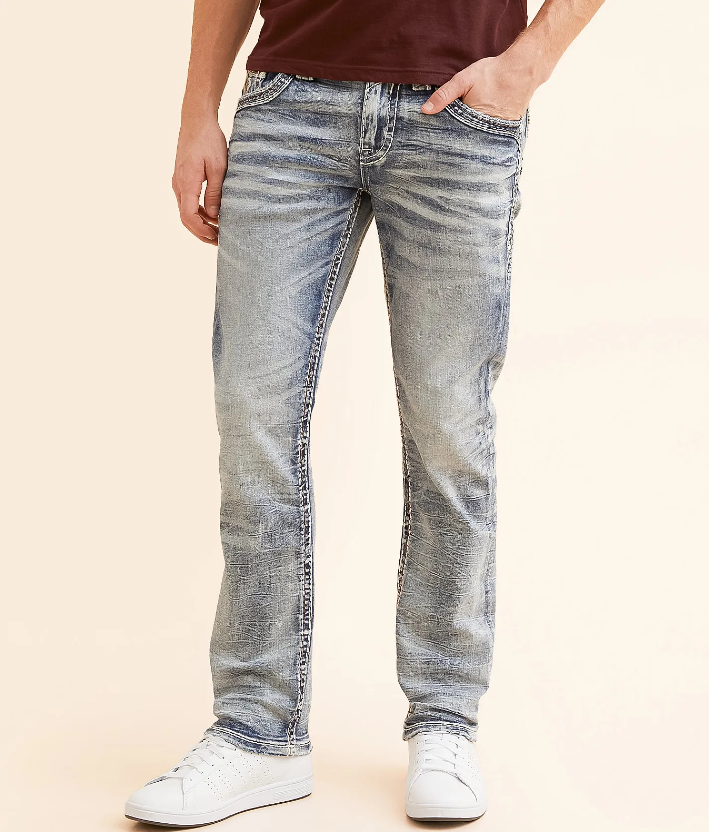 Rock Revival Jeroni Slim Straight Stretch Jean Jeroni SJ200 Clearance