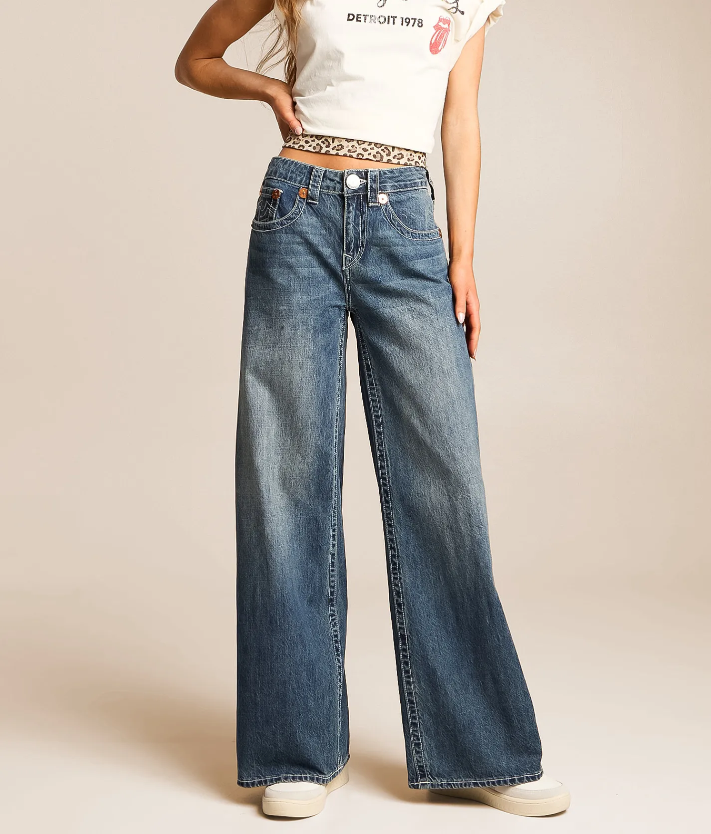 Jeans | True Religion Jessi Super Baggy Jean Ocean Voyage