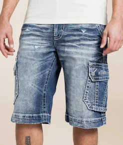 Rock Revival Jethro 14" Cargo Stretch Short Jethro H203 Clearance