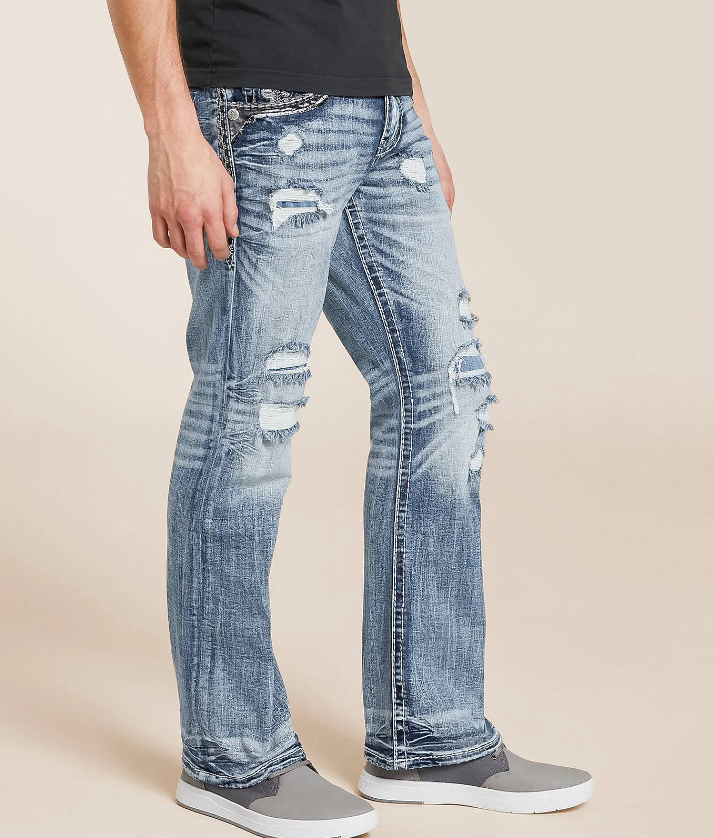 Rock Revival Jethro Slim Boot Stretch Jean Jethro SB202 Clearance