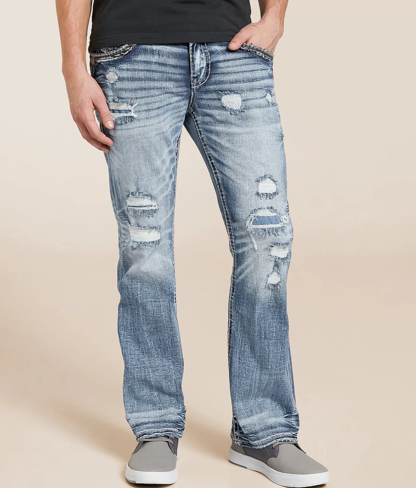 Rock Revival Jethro Slim Boot Stretch Jean Jethro SB202 Clearance