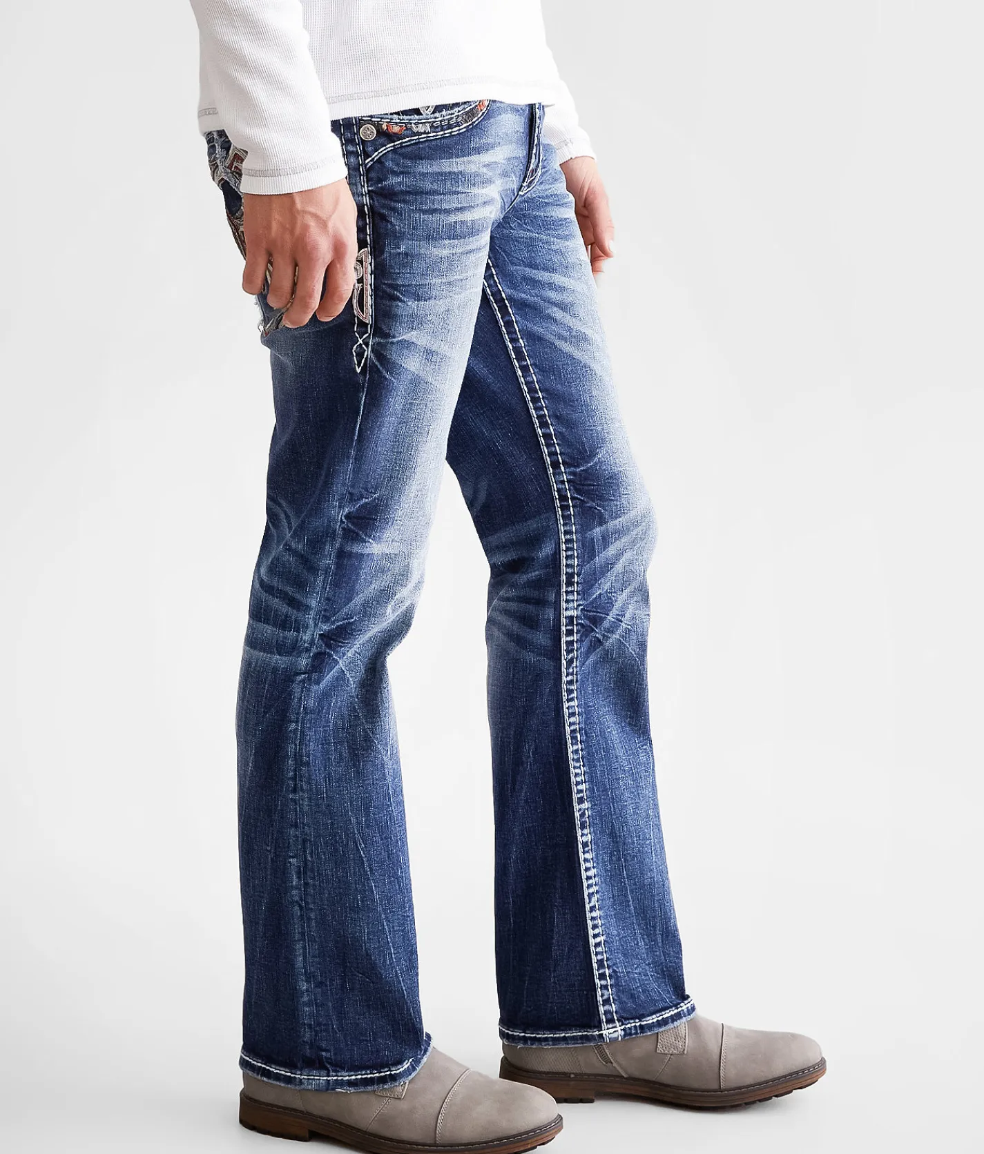 Sale Jeans|Jeans | Rock Revival Jeth Slim Boot Stretch Jean Jeth SB202