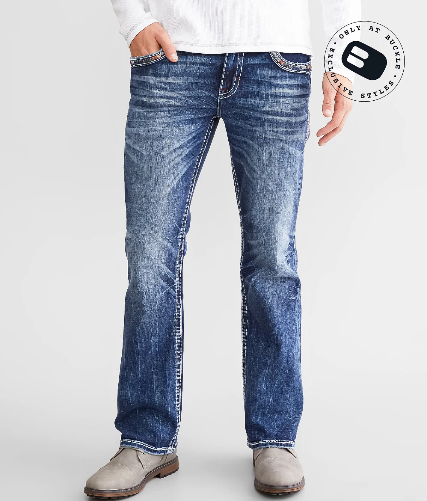 Sale Jeans|Jeans | Rock Revival Jeth Slim Boot Stretch Jean Jeth SB202